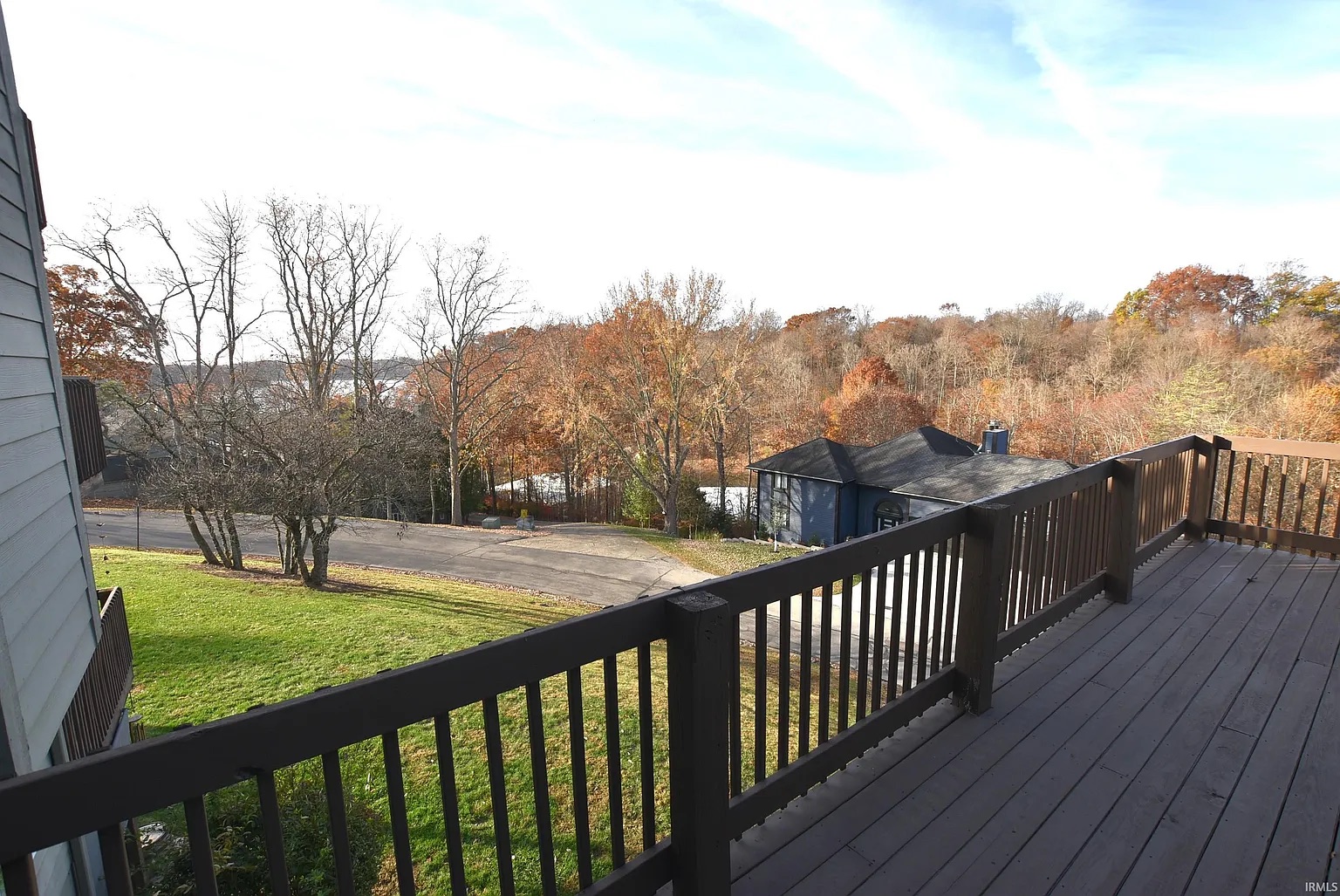 View from the deck of Harbour Pointe #53 toward the water